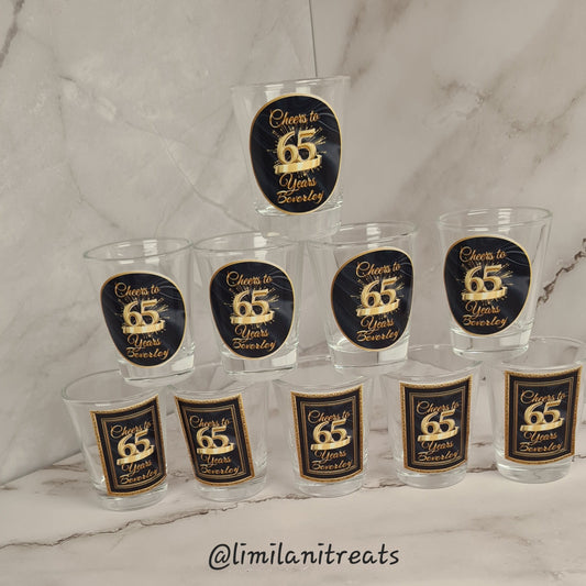 Personalized shot glasses