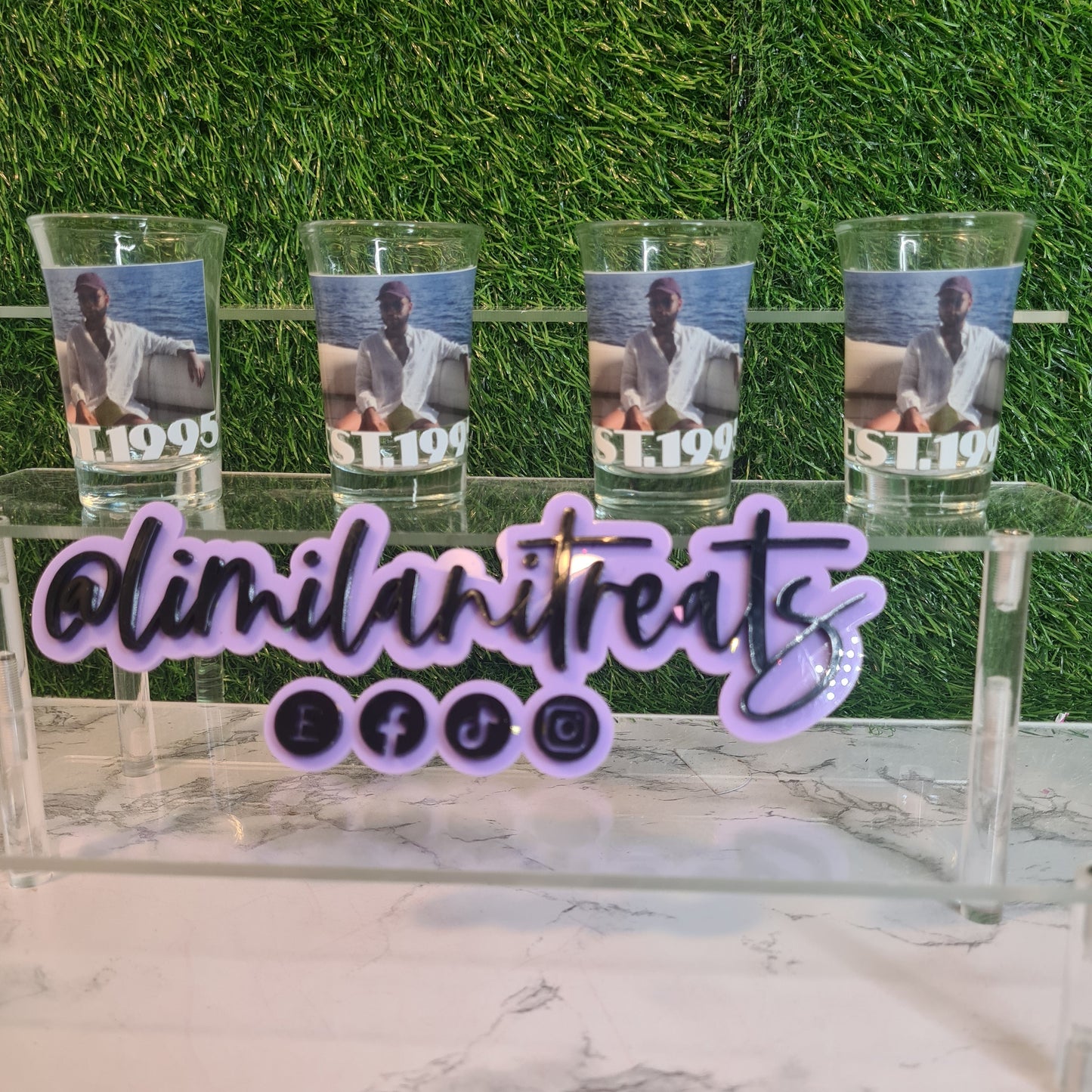 Personalized shot glasses