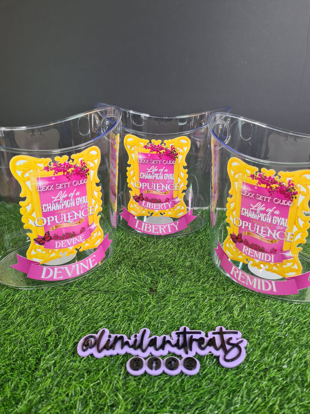 Personlized ice buckets