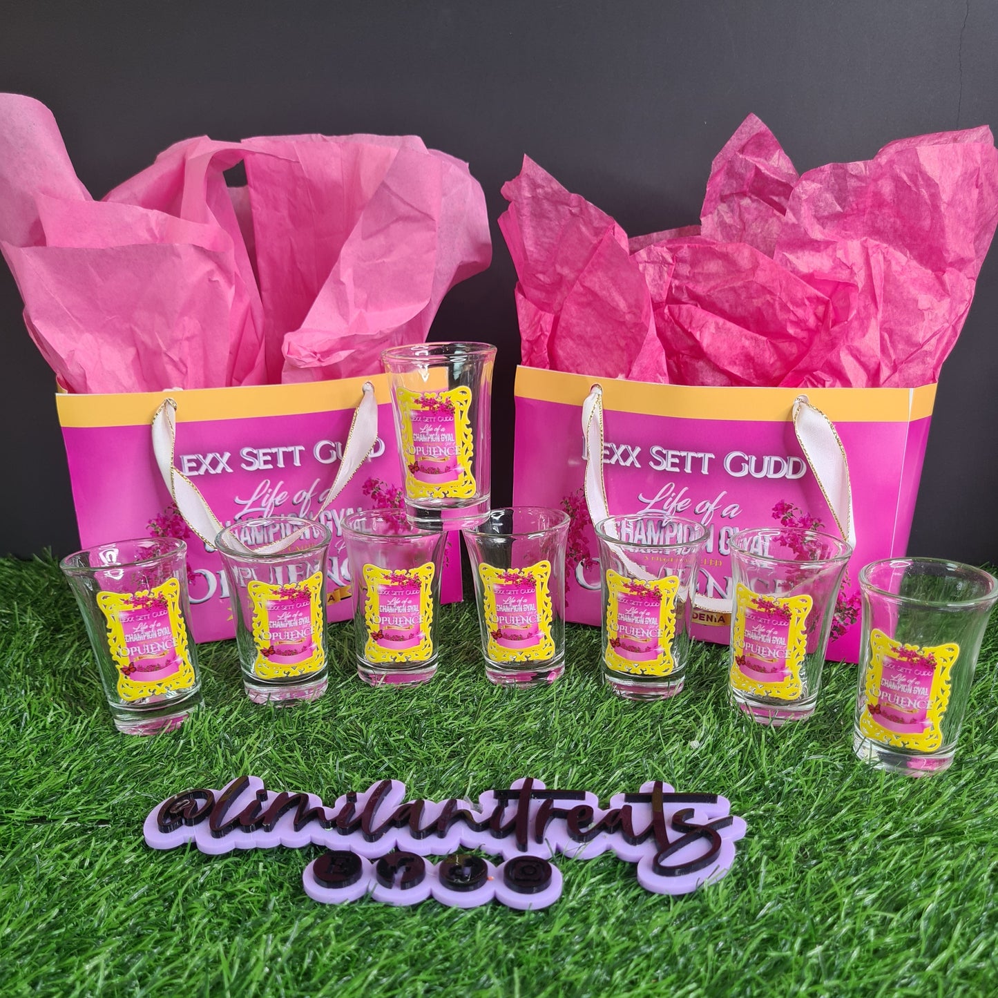 Personalized shot glasses