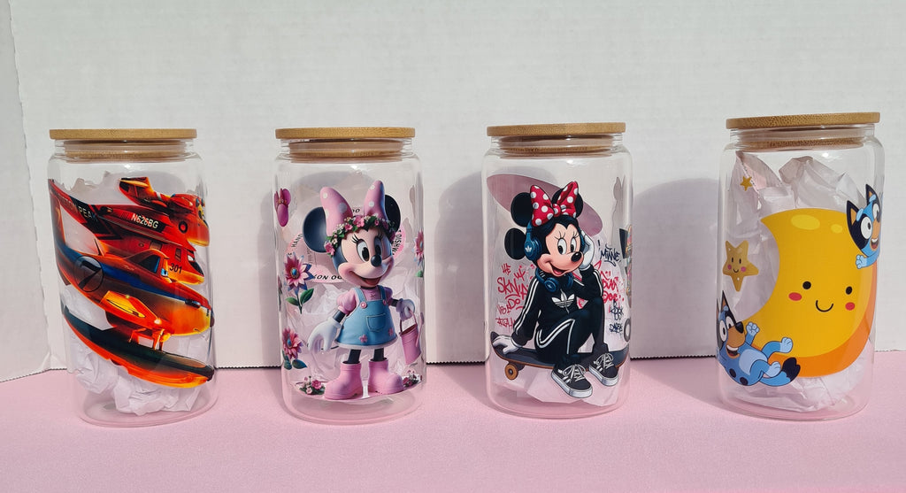 Custom glass tumblers