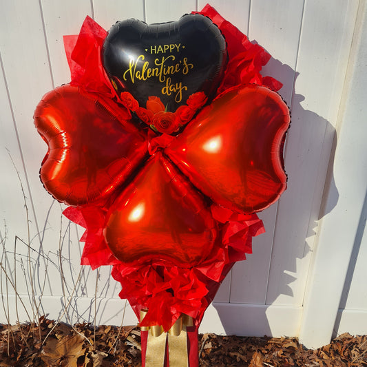 Giant balloon bouquet