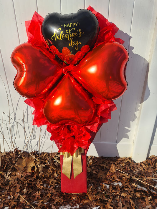 Giant balloon bouquet